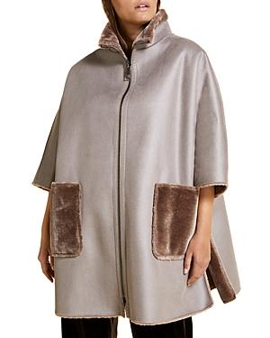 Marina Rinaldi Efeso Faux-fur Reversible Coat
