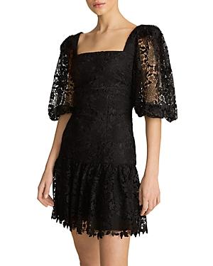 Ml Monique Lhuillier Lace Mini Dress