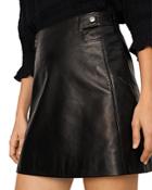 Ba & Sh Hyael Leather Skirt