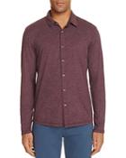 Velvet Marsh Knit Regular Fit Button-down Shirt