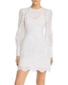 Rebecca Vallance Lace Cotton Mini Dress