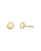 Zoe Lev 14k Yellow Gold Disc Stud Earrings