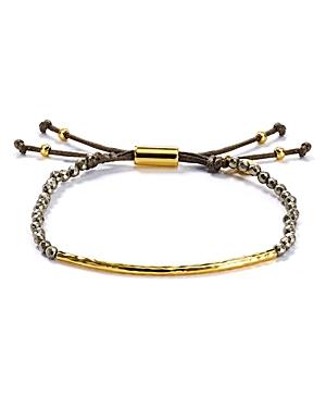 Gorjana Gold-tone Stone Beaded Bracelet