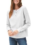 Michael Stars Frances Thermal Henley Tee