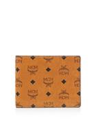 Mcm Claus Small Wallet With Removable Passcase