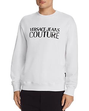 Versace Jeans Couture Patent Logo Applique Sweatshirt