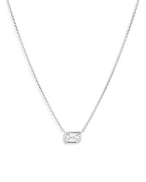 Roberto Coin 18k White Gold Diamond Pendant Necklace, 18