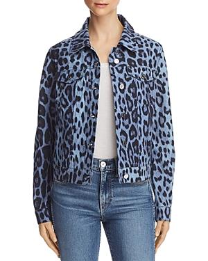 Bagatelle Leopard-print Denim Jacket