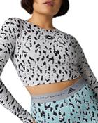 Adidas By Stella Mccartney Truestrength Long Sleeve Cropped Top