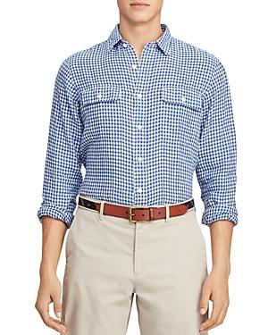 Polo Ralph Lauren Gingham Classic Fit Linen Shirt