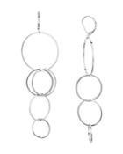 Aqua Thin Chain Drop Earrings - 100% Exclusive