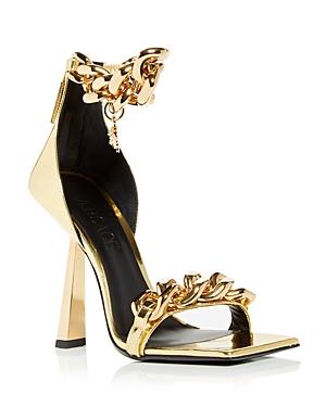 Versace Women's Chain Link High Heel Sandals