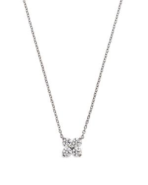 Bloomingdale's Certified Diamond Clover Pendant Necklace In 14k White Gold, 0.75 Ct. T.w. - 100% Exclusive