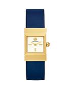 Tory Burch Leigh Reversible Leather Strap Watch, 23m