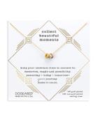 Dogeared Collect Beautiful Moments Necklace In 14k Gold-plated Sterling Silver, 16