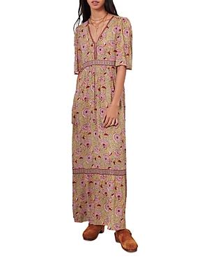 Ba & Sh Vally Slit Back Maxi Dress