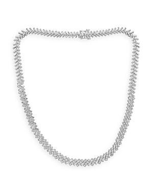 Bloomingdale's Diamond Luxe Statement Necklace In 14k White Gold, 10.0 Ct. T.w. -100% Exclusive