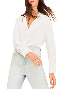 Ba & Sh Long Sleeve Silver Top