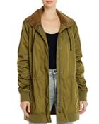 Monrow Ruched-sleeve Parka