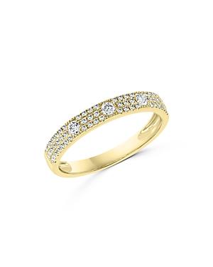 Bloomingdale's Diamond Pave Stacking Band In 14k Yellow Gold, 0.30 Ct. T.w. - 100% Exclusive
