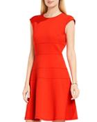 Vince Camuto Seamed Fit-and-flare Dress