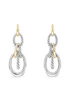 David Yurman Pure Form Drop Earrings With 18k Gold