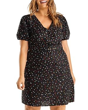 Estelle Plus Confetti Spot Dress