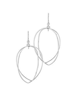 Bloomingdale's Teardrop Double Wire Drop Earrings In Sterling Silver - 100% Exclusive