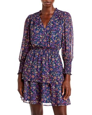Aqua Floral Meadow Smocked Mini Dress - 100% Exclusive