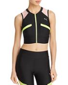 Puma Chase Zip-front Cropped Top