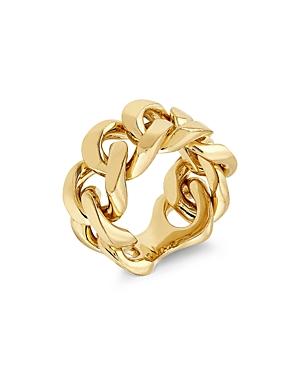 Alberto Amati 14k Yellow Gold Polished Link Statement Ring