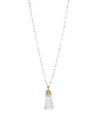 Aqua Tassel Pendant Necklace, 35 - 100% Exclusive