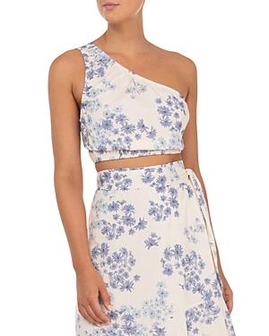 Peony One Shoulder Cropped Top