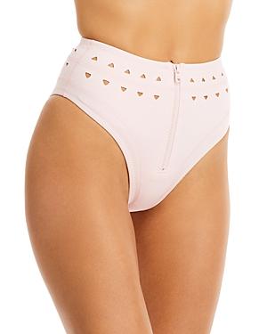 Gigi C Mckenzie High Waist Cutout Bikini Bottom