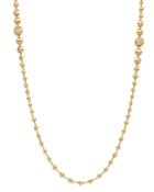 Marco Bicego 18k Yellow Gold Africa Constellation Diamond Long Beaded Necklace, 36