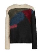 John Varvatos Collection Multicolor Mohair Sweater