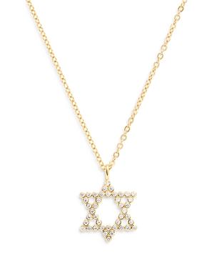 Baublebar Star Of David 18k Gold Plated Pendant Necklace, 17