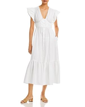 Derek Lam 10 Crosby Greta Flutter Sleeve Dress