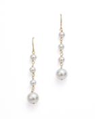 Graduated Cultured Freshwater Pearl Drop Earrings In 14k Yellow Gold - 100% Exclusive