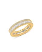 Bloomingdale's Diamond Round & Baguette Eternity Band In 14k Yellow Gold, 1.0 Ct. T.w. - 100% Exclusive