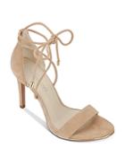 Kenneth Cole Berry Suede Ankle Tie High-heel Sandals