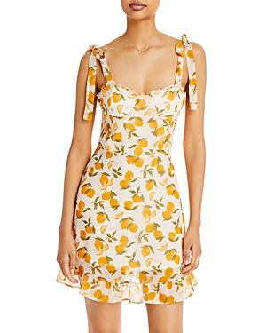 Aqua Lemon Tree Ruffle Dress - 100% Exclusive
