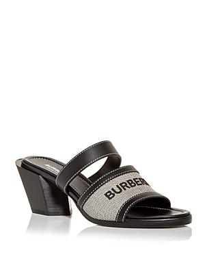 Burberry Women's Honour High Heel Slide Sandals