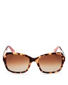 Kate Spade New York Annjanette Polarized Square Sunglasses, 54mm