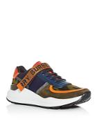 Burberry Men's Ronnie Mixed Media Low-top Sneakers