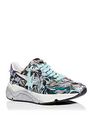 Golden Goose Women's Running Floral Low Top Sneakers