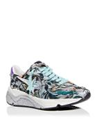 Golden Goose Women's Running Floral Low Top Sneakers