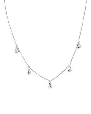 Bloomingdale's Diamond Droplet Station Necklace In 14k White Gold, 0.30 Ct. T.w. - 100% Exclusive