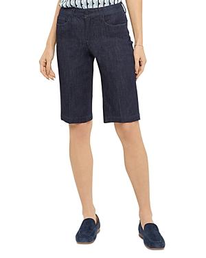 Nydj Tailored Bermuda Jeans Shorts In Lightweight Rinse