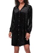 Karen Kane Crushed Velvet Shirt Dress